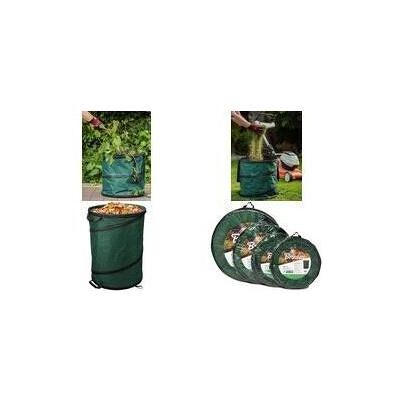 Bradas, Komposter + Gartensack, Gartensack POP UP, 120 Liter, dunkelgrün aus wasserdichtem, UV-beständigem Material, stabile (120 l) Bradas, Komposter + Gartensack, Gartensack POP UP, 120 Liter, dunkelgrün aus wasserdichtem, UV-beständigem Material, stabile (120 l)