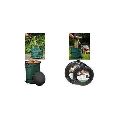 Bradas, Komposter + Gartensack, Gartensack POP UP HARD, 90 Liter, dunkelgrün aus wasserdichtem, UV-beständigem Material, stabile (90 l) Bradas, Komposter + Gartensack, Gartensack POP UP HARD, 90 Liter, dunkelgrün aus wasserdichtem, UV-beständigem Material, stabile (90 l)