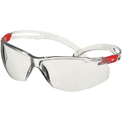 3M Schutzbrille + Gesichtsschutz, SecureFit SF501SGAF-RED Schutzbrille mit Antibeschlag-Schutz Transparent, Ora 3M Schutzbrille + Gesichtsschutz, SecureFit SF501SGAF-RED Schutzbrille mit Antibeschlag-Schutz Transparent, Ora