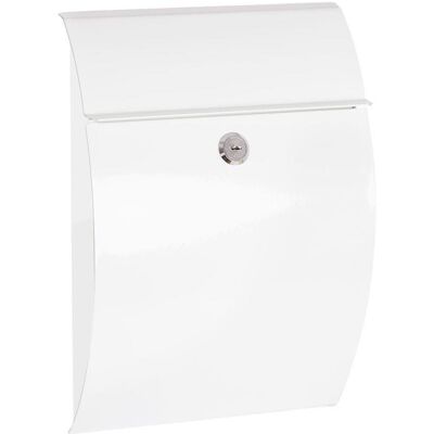ARREGUI Galan E5961 Weiße Wandmontage Kleine Stahlbriefkasten ARREGUI Galan E5961 Weiße Wandmontage Kleine Stahlbriefkasten