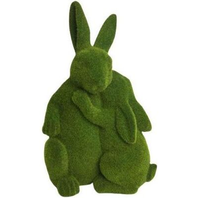 Garden Center, Aussendekoration, Decoration "Bunnies", 29.5 cm x 21.5 cm x 45.5 cm Garden Center, Aussendekoration, Decoration "Bunnies", 29.5 cm x 21.5 cm x 45.5 cm