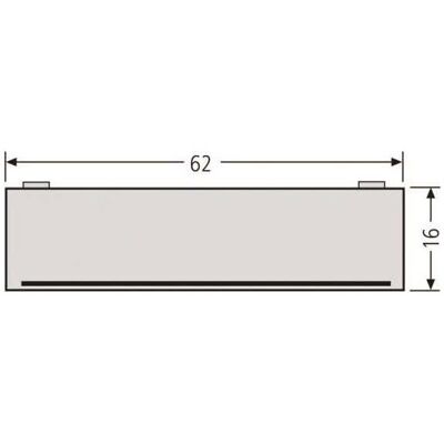 Renz, Briefkasten Zubehör, Namensschildabdeckung 97-9-82046 für Tastenmodul Renz, Briefkasten Zubehör, Namensschildabdeckung 97-9-82046 für Tastenmodul