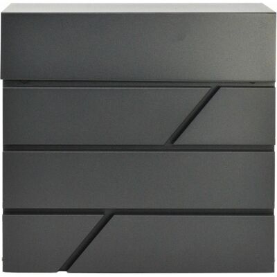Awtools, Briefkasten Zubehör, Schwarzer Briefkasten 43, 370 x 370 x 105 mm Awtools, Briefkasten Zubehör, Schwarzer Briefkasten 43, 370 x 370 x 105 mm