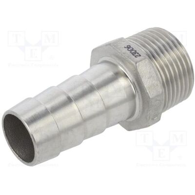 Gebo, Schlauchanschluss + Schlauchverbinder, Verbinder: Schlauchstück max.10,5bar 1.4408 Edelstahl G316 (25 mm) Gebo, Schlauchanschluss + Schlauchverbinder, Verbinder: Schlauchstück max.10,5bar 1.4408 Edelstahl G316 (25 mm)