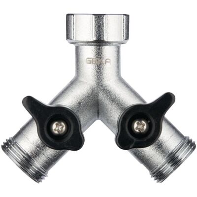 Geka, Schlauchanschluss + Schlauchverbinder, Plus-Zweiwegeventil (2 Wege Verteiler, Regulierventil, 19.05 mm) Geka, Schlauchanschluss + Schlauchverbinder, Plus-Zweiwegeventil (2 Wege Verteiler, Regulierventil, 19.05 mm)