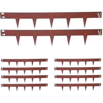 Relaxdays, Rasenkante, Rasenkanten-Set (100 cm) Relaxdays, Rasenkante, Rasenkanten-Set (100 cm)