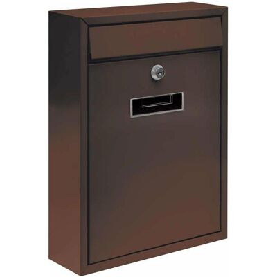 Toya, Briefkasten, VOREL Mailbox 360 x 260 x 80mm BROWN 78557 Toya, Briefkasten, VOREL Mailbox 360 x 260 x 80mm BROWN 78557