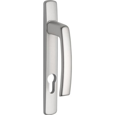 Maco, Fenstergriff, Balkontürgriffhalbgarnitur HARMONY Langschild - aussen hoch,silber eloxiert Maco, Fenstergriff, Balkontürgriffhalbgarnitur HARMONY Langschild - aussen hoch,silber eloxiert