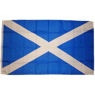 trends4cents, Fahne, Flagge Fahne Schottland 90 x 150 cm 100g/m² Stoffgewicht mit 2 Ösen Hissflagge Mast (90 x 150 cm) trends4cents, Fahne, Flagge Fahne Schottland 90 x 150 cm 100g/m² Stoffgewicht mit 2 Ösen Hissflagge Mast (90 x 150 cm)