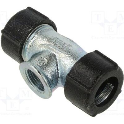 Gebo, Schlauchanschluss + Schlauchverbinder, Verbinder: Spanner für Reparatur,Abzweigeverbinder "T" 10bar (12.70 mm) Gebo, Schlauchanschluss + Schlauchverbinder, Verbinder: Spanner für Reparatur,Abzweigeverbinder "T" 10bar (12.70 mm)