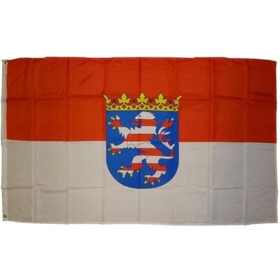trends4cents, Fahne, Flagge Hessen 250 x 150 cm Fahne mit 3 Ösen 100g/m² Stoffgewicht Hissflagge Hissen (250 x 150 cm) trends4cents, Fahne, Flagge Hessen 250 x 150 cm Fahne mit 3 Ösen 100g/m² Stoffgewicht Hissflagge Hissen (250 x 150 cm)