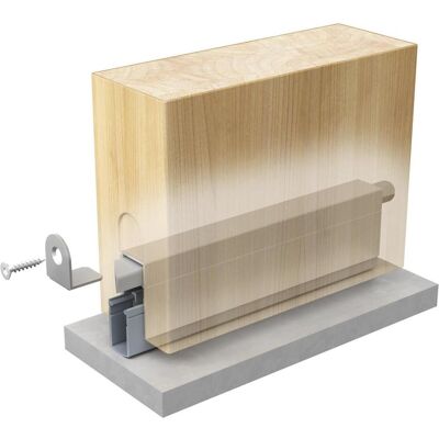 Athmer, Türdichtung, Türdichtung Schall-Ex DUO L-15 WS 1-382 2-seitig Länge 958 mm Aluminium silberfarben eloxiert Ho... Athmer, Türdichtung, Türdichtung Schall-Ex DUO L-15 WS 1-382 2-seitig Länge 958 mm Aluminium silberfarben eloxiert Ho...