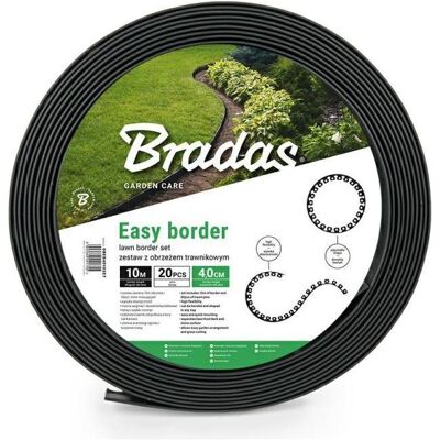 Bradas, Rasenkante, Lawn border set EASY BORDER, 40mm (1000 cm) Bradas, Rasenkante, Lawn border set EASY BORDER, 40mm (1000 cm)