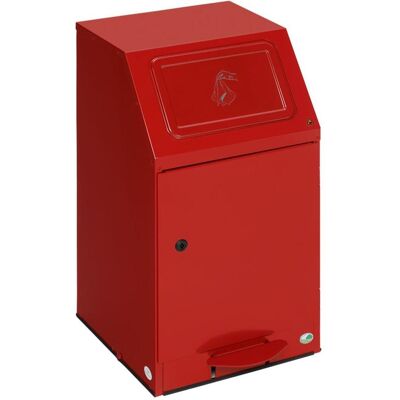 VAR Putzwollkasten PWK 45, Abfalleimer, Rot VAR Putzwollkasten PWK 45, Abfalleimer, Rot