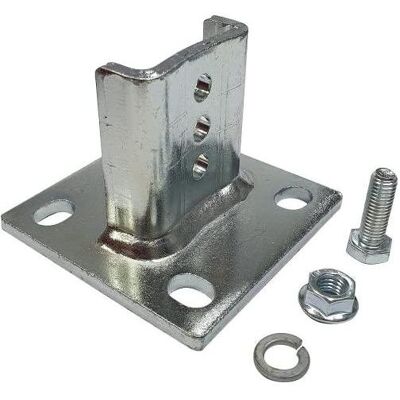 BFT, Gartenzaun, SFR B COMPLETE - verstellbarer Pfostenhalter (verschraubt) für 1 Zylinder (N735002 00001) BFT, Gartenzaun, SFR B COMPLETE - verstellbarer Pfostenhalter (verschraubt) für 1 Zylinder (N735002 00001)