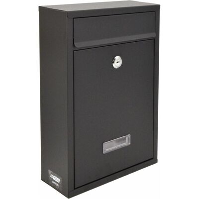 Awtools, Briefkasten, Schwarzer Briefkasten 31, 215 x 320 x 85 mm Awtools, Briefkasten, Schwarzer Briefkasten 31, 215 x 320 x 85 mm