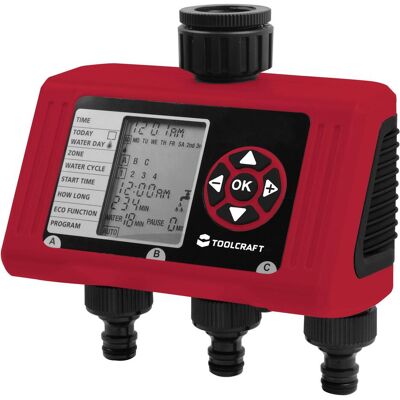 Toolcraft, Bewässerungssystem, Easy Trio (Bewässerungscomputer) Toolcraft, Bewässerungssystem, Easy Trio (Bewässerungscomputer)