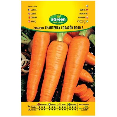 Agreen, Samen, Envelope with carrot seeds chantenay red heart 2 (Gemüsesamen) Agreen, Samen, Envelope with carrot seeds chantenay red heart 2 (Gemüsesamen)