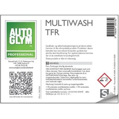 AutoGlym Fahrzeugreinigung Zubehör, Label Multiwash TFR AutoGlym Fahrzeugreinigung Zubehör, Label Multiwash TFR