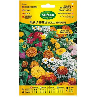 Agreen, Samen, About seeds mixed flowers rocks and edges 300595bolsh (Blumensamen) Agreen, Samen, About seeds mixed flowers rocks and edges 300595bolsh (Blumensamen)