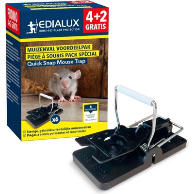 Edialux - Quick Snap - Kunststoff - Verzinkt - Mousetrap Edialux - Quick Snap - Kunststoff - Verzinkt - Mousetrap