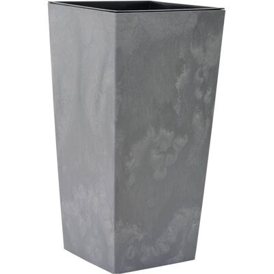 Siena Garden, Blumentopf, Pflanzgefässe NIZZA STONE grau Betonoptik, 30 x 57 cm Kunststoffgefäss mit Einsatz (30 x 30 x 57 cm) Siena Garden, Blumentopf, Pflanzgefässe NIZZA STONE grau Betonoptik, 30 x 57 cm Kunststoffgefäss mit Einsatz (30 x 30 x 57 cm)