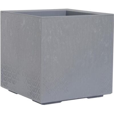 Siena Garden, Blumentopf, Pflanzkasten FARO STONE grau Betonoptik, 40 x 40 cm Kunststoff (40 x 40 x 40 cm) Siena Garden, Blumentopf, Pflanzkasten FARO STONE grau Betonoptik, 40 x 40 cm Kunststoff (40 x 40 x 40 cm)