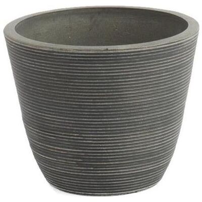 Domoletti, Blumentopf, Flowerpot 13D10, spw, Ø 10 cm, grey (10 x 8.20 cm) Domoletti, Blumentopf, Flowerpot 13D10, spw, Ø 10 cm, grey (10 x 8.20 cm)