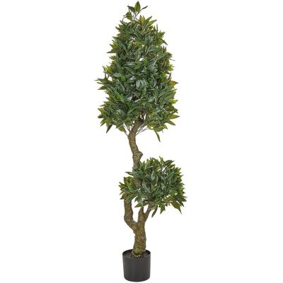 Beliani Künstlicher Lorbeerbaum - 160 cm Innendekor Beliani Künstlicher Lorbeerbaum - 160 cm Innendekor