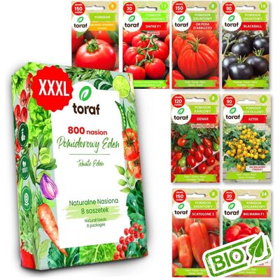 Toraf, Samen, Tomatensamen-Set Eden - 8 Packungen (Gemüsesamen) Toraf, Samen, Tomatensamen-Set Eden - 8 Packungen (Gemüsesamen)