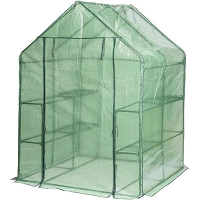 Dedra, Gewächshaus, Grosses klappbares Gartengewächshaus N04741, Masse 143x143x195 cm Dedra, Gewächshaus, Grosses klappbares Gartengewächshaus N04741, Masse 143x143x195 cm