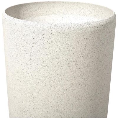 Beliani Set aus 2 Pflanzgefäßen Beige - Modern Minimalistische Gartendekoration Beliani Set aus 2 Pflanzgefäßen Beige - Modern Minimalistische Gartendekoration