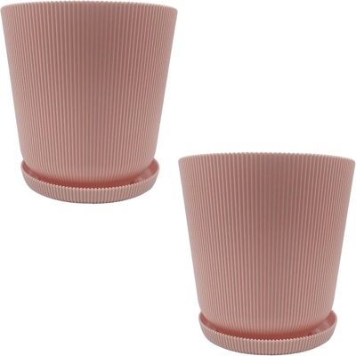 Relaxdays, Blumentopf, Blumentopf Set (17 x 20 cm) Relaxdays, Blumentopf, Blumentopf Set (17 x 20 cm)