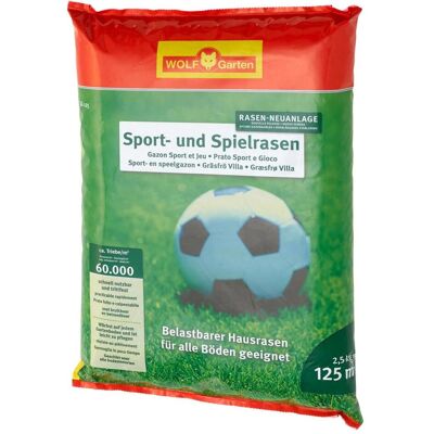 Wolf-Garten Sport- und Spielrasen - 125m² Wolf-Garten Sport- und Spielrasen - 125m²