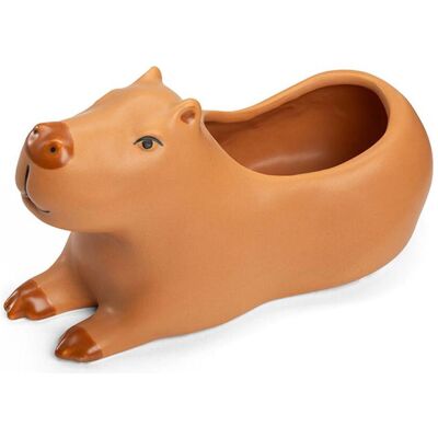 Kikkerland, Blumentopf, - Cappy the Capybara Planter - Large (15.88 x 8.89 x 8.89 cm) Kikkerland, Blumentopf, - Cappy the Capybara Planter - Large (15.88 x 8.89 x 8.89 cm)