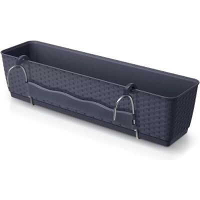 Prosperplast, Blumentopf, Blumentopf mit Haken Ratolla Case DRL600PW Anthrazit< (59 x 15.50 x 14.20 cm) Prosperplast, Blumentopf, Blumentopf mit Haken Ratolla Case DRL600PW Anthrazit< (59 x 15.50 x 14.20 cm)