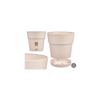 Kerbl, Blumentopf, Stefanplast Vase Ethica Rund Wasserreserve Kreide (30 x 29 cm) Kerbl, Blumentopf, Stefanplast Vase Ethica Rund Wasserreserve Kreide (30 x 29 cm)