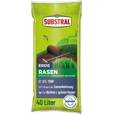 Substral, Blumenerde, Rasenerde 40,0 l (40 l, Erde ohne Torf) Substral, Blumenerde, Rasenerde 40,0 l (40 l, Erde ohne Torf)