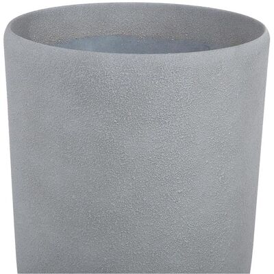 Beliani, Blumentopf, Blumenkübel 2er Set grau rund 31 x 31 x 58 cm ABDERA (31 x 58 cm) Beliani, Blumentopf, Blumenkübel 2er Set grau rund 31 x 31 x 58 cm ABDERA (31 x 58 cm)