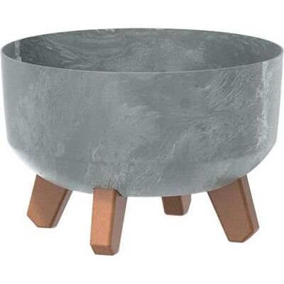 Prosperplast, Blumentopf, Flowerpot Gracia, plastic, Ø 23.5 cm, grey (23.50 x 15.50 cm) Prosperplast, Blumentopf, Flowerpot Gracia, plastic, Ø 23.5 cm, grey (23.50 x 15.50 cm)