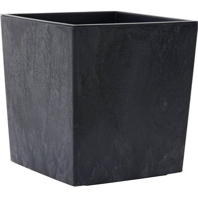 Siena Garden, Blumentopf, Pflanzgefässe NIZZA STONE schwarz Betonoptik, 40 x 41 cm Kunststoffgefäss mit Einsatz (40 x 40 x 41 cm) Siena Garden, Blumentopf, Pflanzgefässe NIZZA STONE schwarz Betonoptik, 40 x 41 cm Kunststoffgefäss mit Einsatz (40 x 40 x 41 cm)