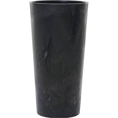 Siena Garden, Blumentopf, Pflanzgefässe LOCON STONE schwarz Betonoptik, 25 x 46,5 cm Kunststoffgefäss mit Einsatz (25 x 46.50 cm) Siena Garden, Blumentopf, Pflanzgefässe LOCON STONE schwarz Betonoptik, 25 x 46,5 cm Kunststoffgefäss mit Einsatz (25 x 46.50 cm)