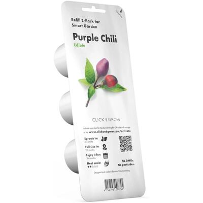 Click and Grow, Samen, Lila Chilli (Gemüsesamen) Click and Grow, Samen, Lila Chilli (Gemüsesamen)