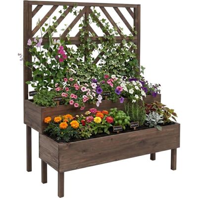 Relaxdays, Hochbeet, Blumenkasten Relaxdays, Hochbeet, Blumenkasten
