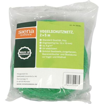 Siena Garden, Pflanzen Winterschutz + Gartenvlies, Vogelschutznetz 5x2m Siena Garden, Pflanzen Winterschutz + Gartenvlies, Vogelschutznetz 5x2m
