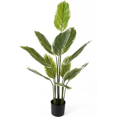 present time, Kunstpflanzen, Kunstplant Calathea Large - Groen - 70x70x116cm - Modern (116 cm) present time, Kunstpflanzen, Kunstplant Calathea Large - Groen - 70x70x116cm - Modern (116 cm)