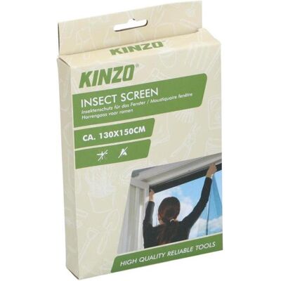 Kinzo, Fliegengitter, Insektenschutzgitter 130x150cm (130 x 150 cm) Kinzo, Fliegengitter, Insektenschutzgitter 130x150cm (130 x 150 cm)