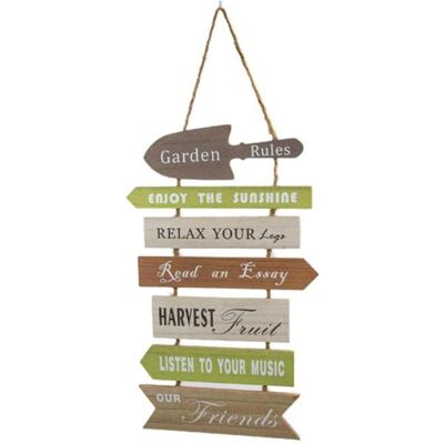 Magni, Aussendekoration, Hängedeko Garten Regeln 50cm Magni, Aussendekoration, Hängedeko Garten Regeln 50cm