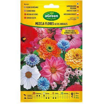 Agreen, Samen, Über Samen gemischt hohe einjährige Blumen 300592bolsh (Blumensamen) Agreen, Samen, Über Samen gemischt hohe einjährige Blumen 300592bolsh (Blumensamen)