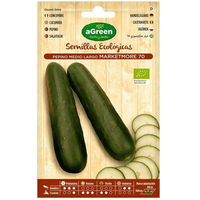 Agreen, Samen, Eco cucumber seed envelope marketmore (Gemüsesamen) Agreen, Samen, Eco cucumber seed envelope marketmore (Gemüsesamen)